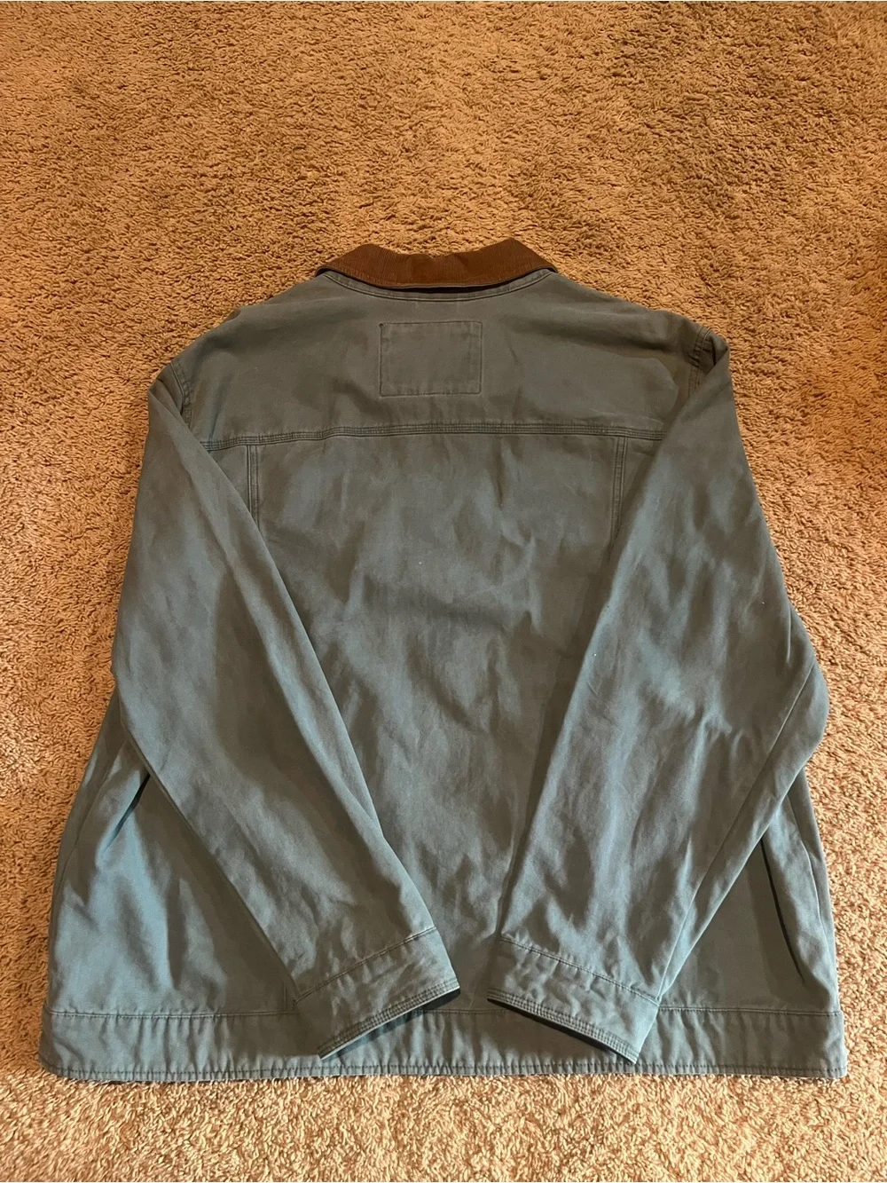 Levi’s Canvas Workwear Jacket XXL – Faded Olive Green Corduroy Collar